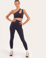 Flexsoft One Shoulder Bra Black