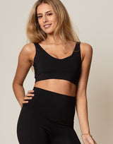Freestyle V Crop Black
