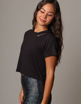 Stay Human Essential Tee Black