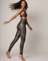 Tan Leopard Bralette Set