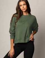 Weekend Pullover Deep Sage