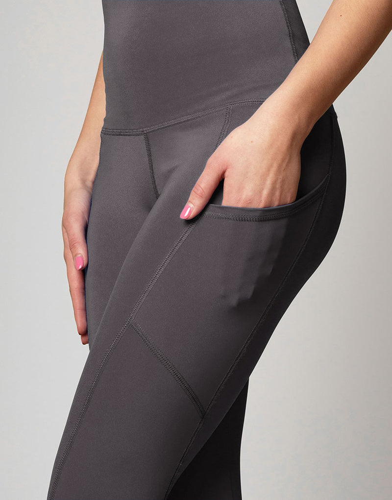 Freestyle Pocket Legging Charcoal