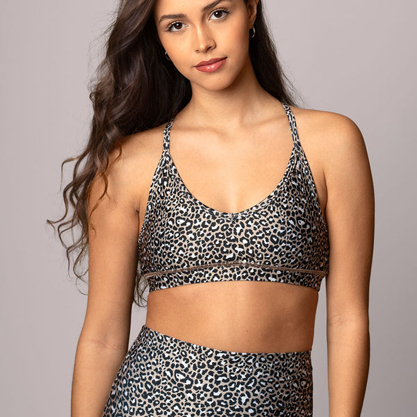 Tiger print shops bralette