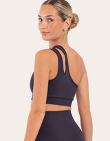 Flexsoft One Shoulder Bra Black