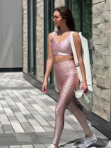 Peach Mermaid Sneaker Legging