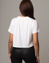 Stay Human Essential Tee White