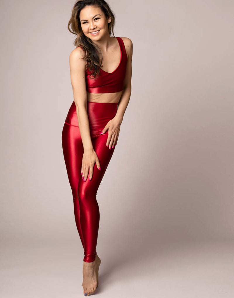 Red Lacquer Legging